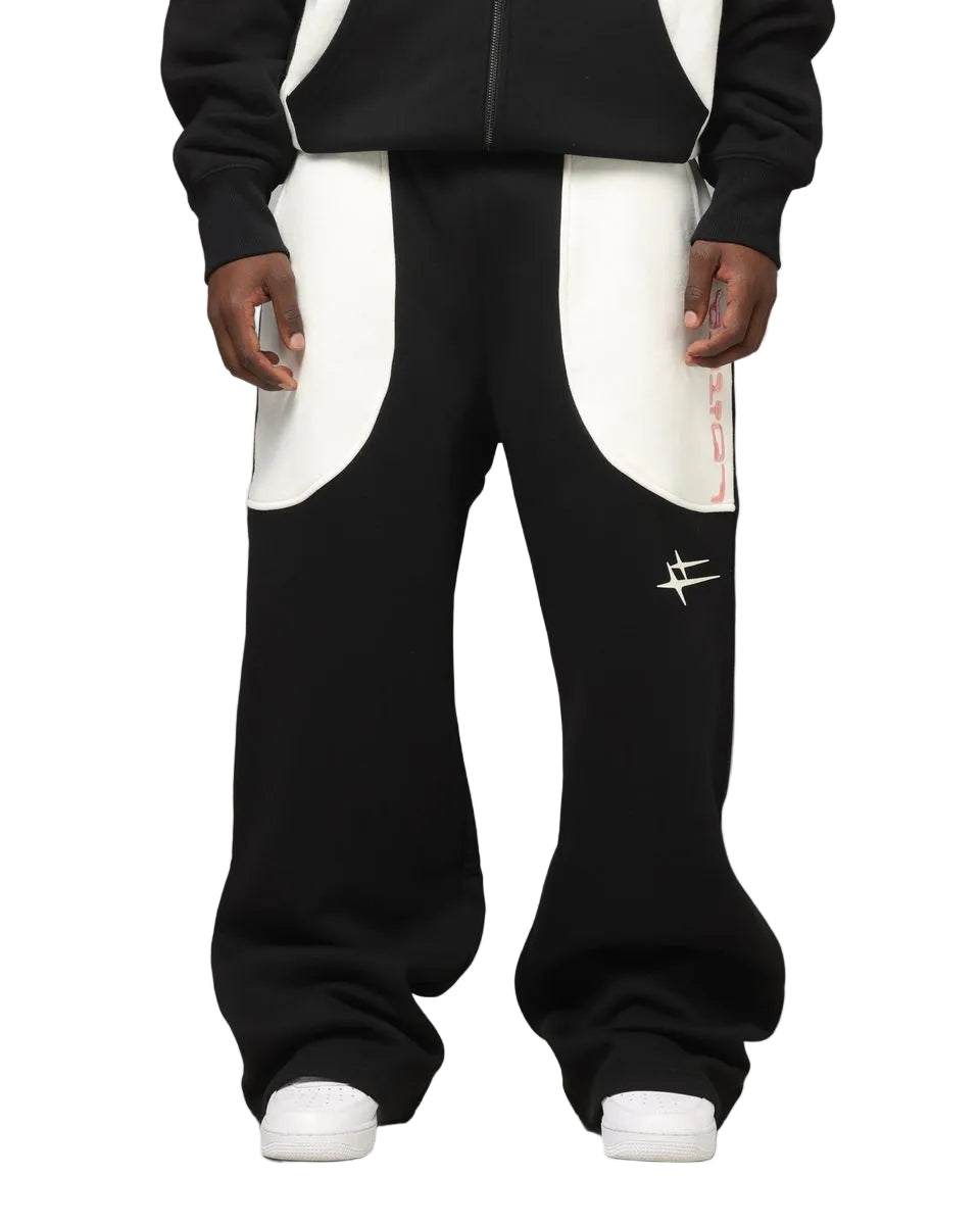 LOITER| JET STREAM SWEATPANTS BLACK