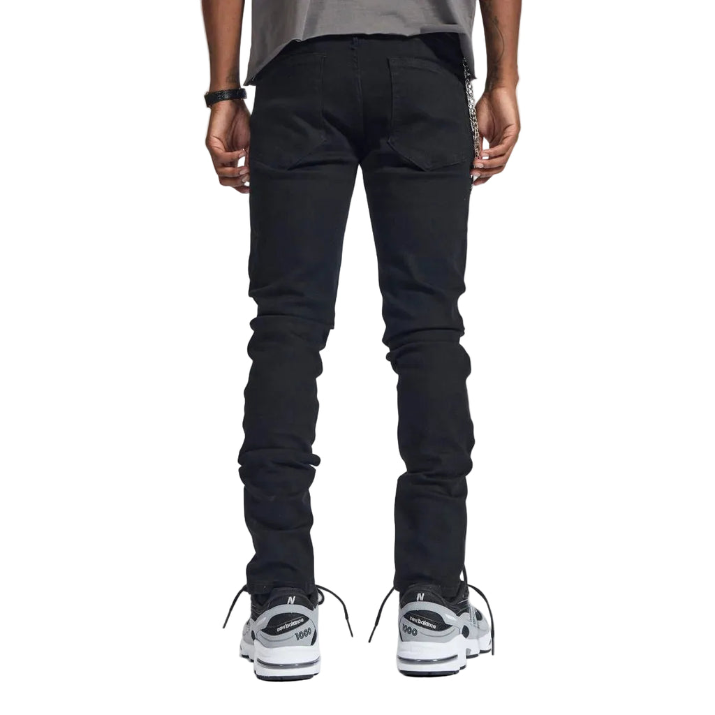 MELEE| NOCTIS SKINNY JEANS JET BLACK