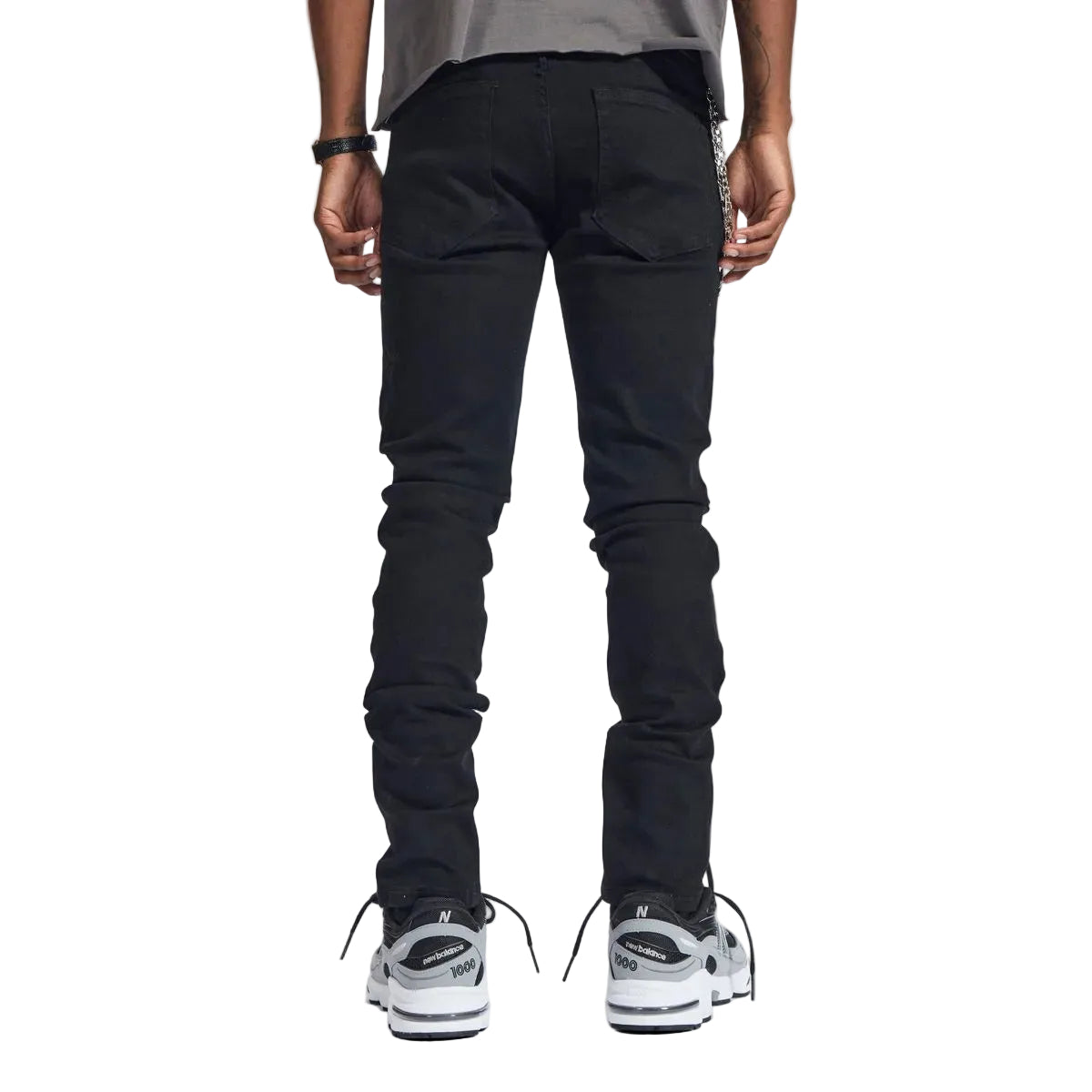 MELEE| NOCTIS SKINNY JEANS JET BLACK