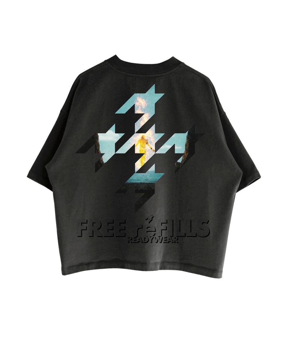 STARBURN TEE BLACK