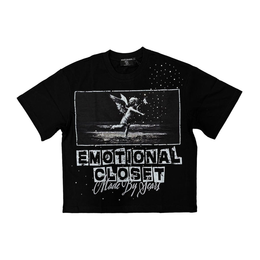 BLACK SCAR TEE
