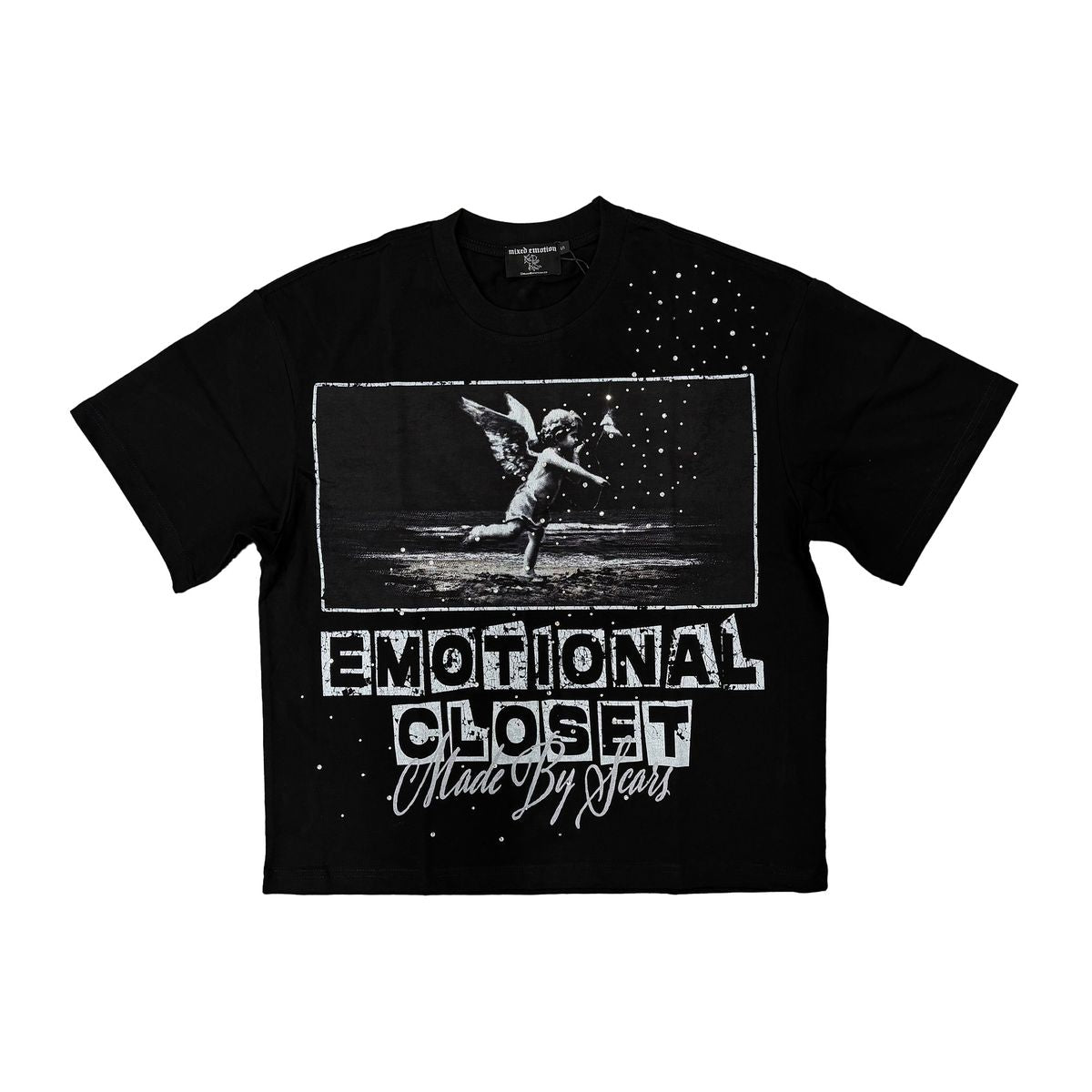 BLACK SCAR TEE