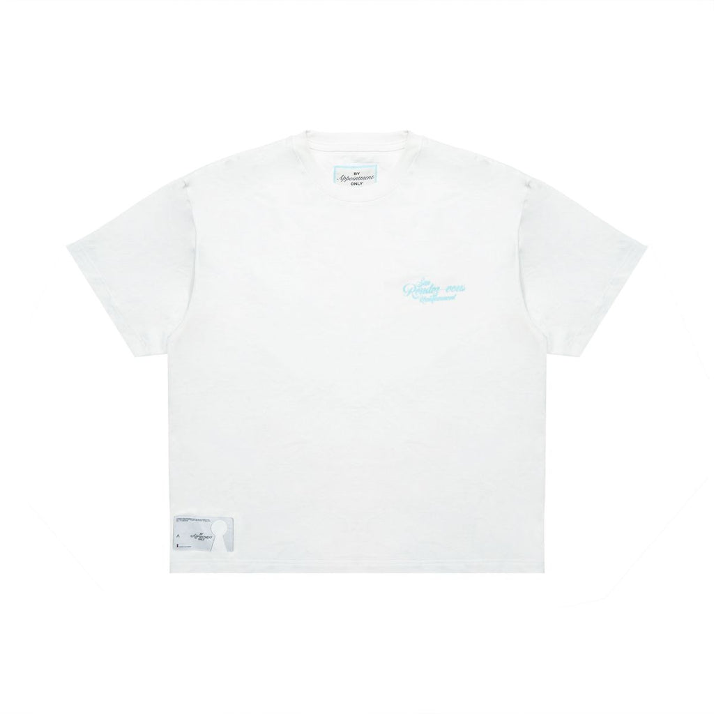 BY APPT ONLY | FRENCH CAMO TEE - WHITE, front flat lay