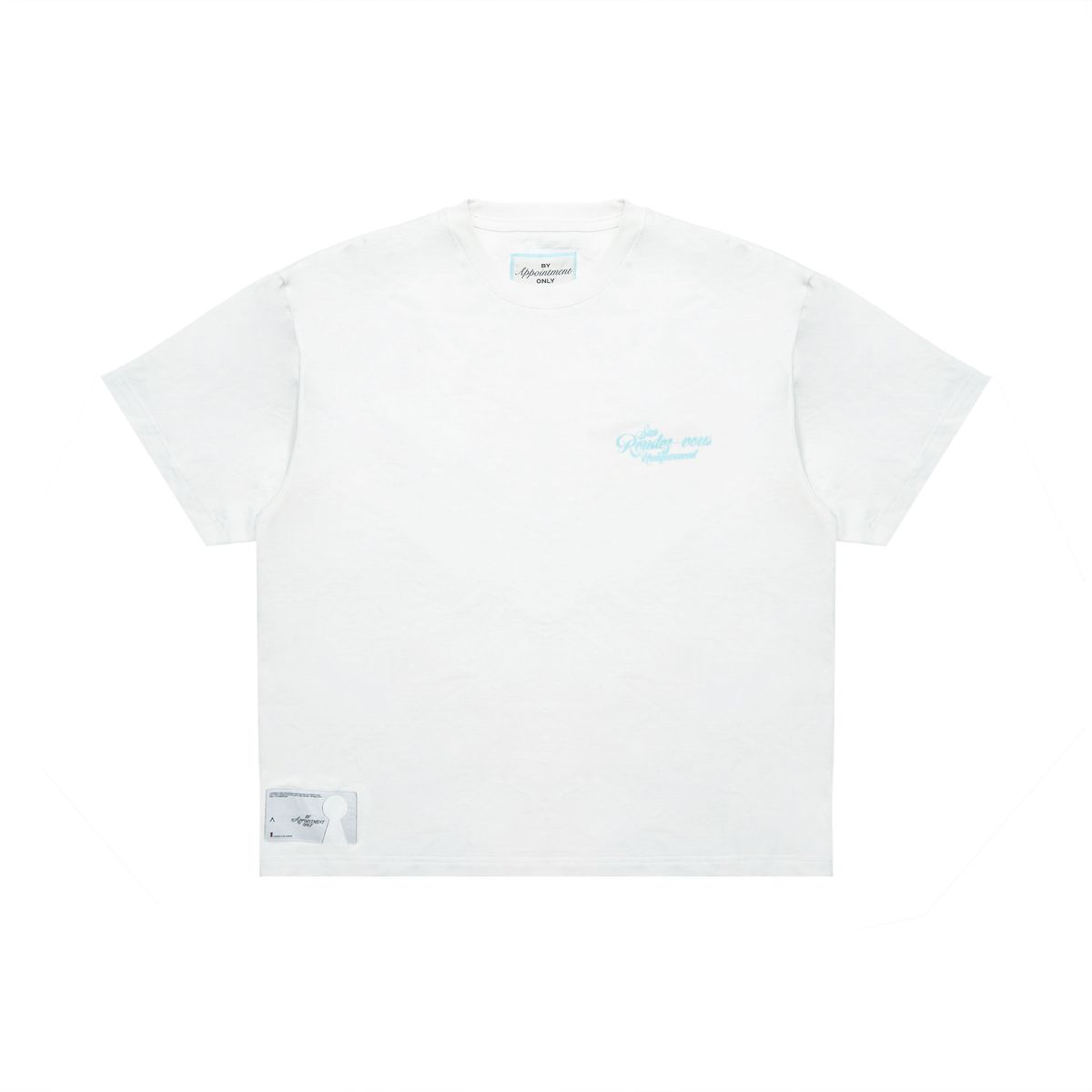 BY APPT ONLY | FRENCH CAMO TEE - WHITE, front flat lay