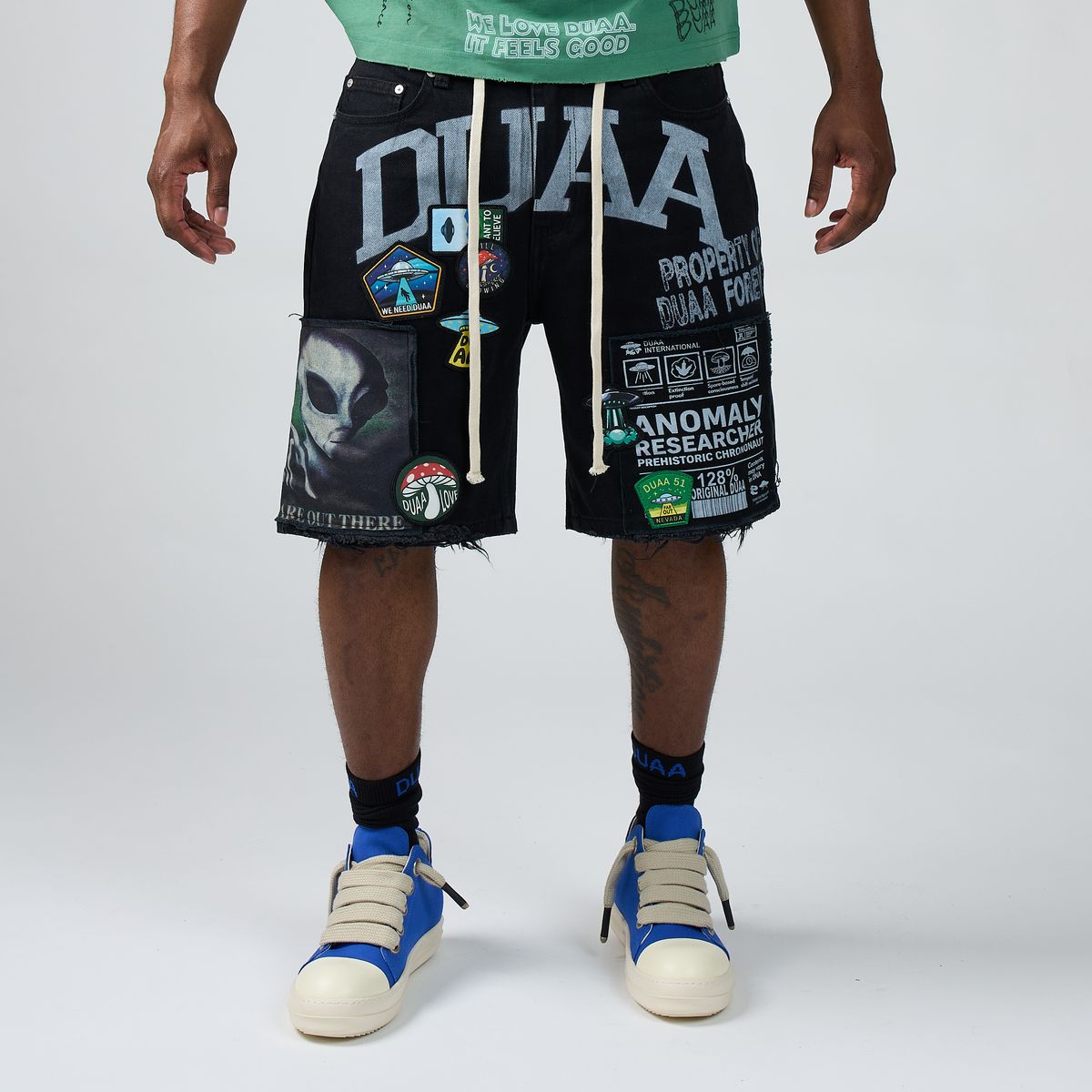 DUAA| UFO BLUE SHORT