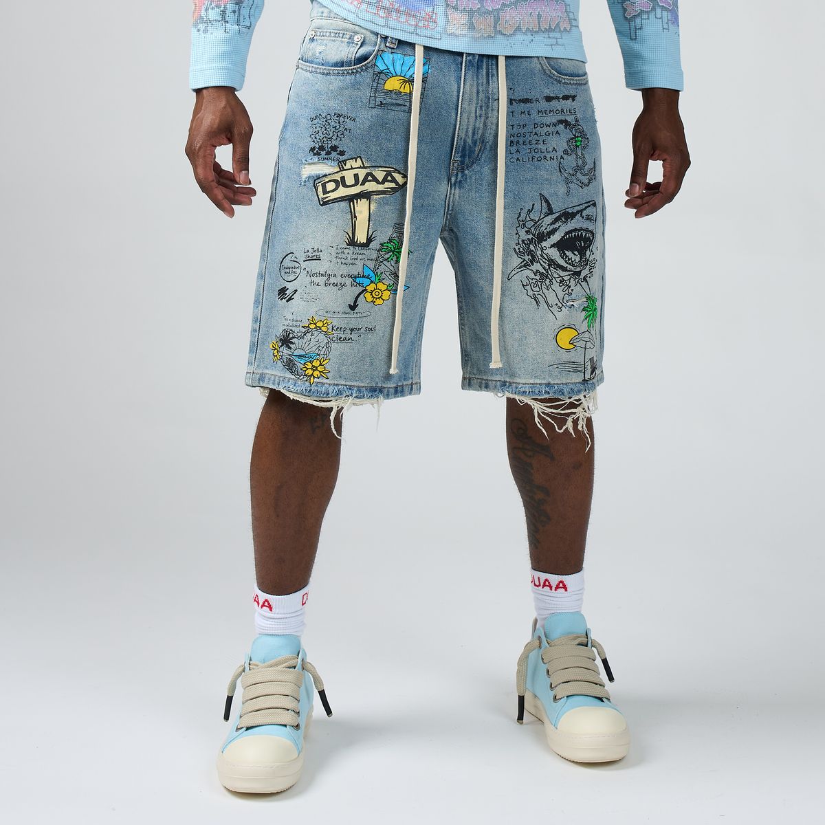 DUAA| SURF DENIM SHORT