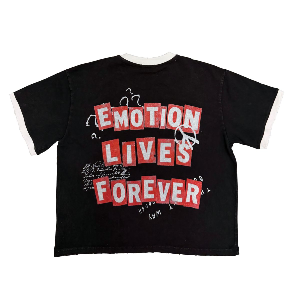 MIXED EMOTION| STATIC BLACK TEE