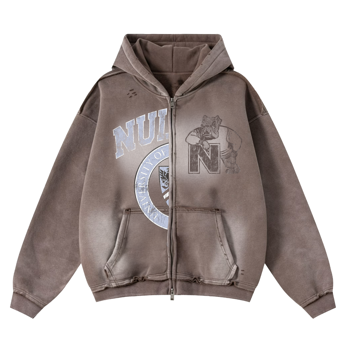 UNIVERSITY ZIP-UP HOODIE