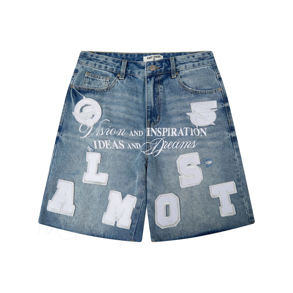 LETTERMAN DENIM JORT