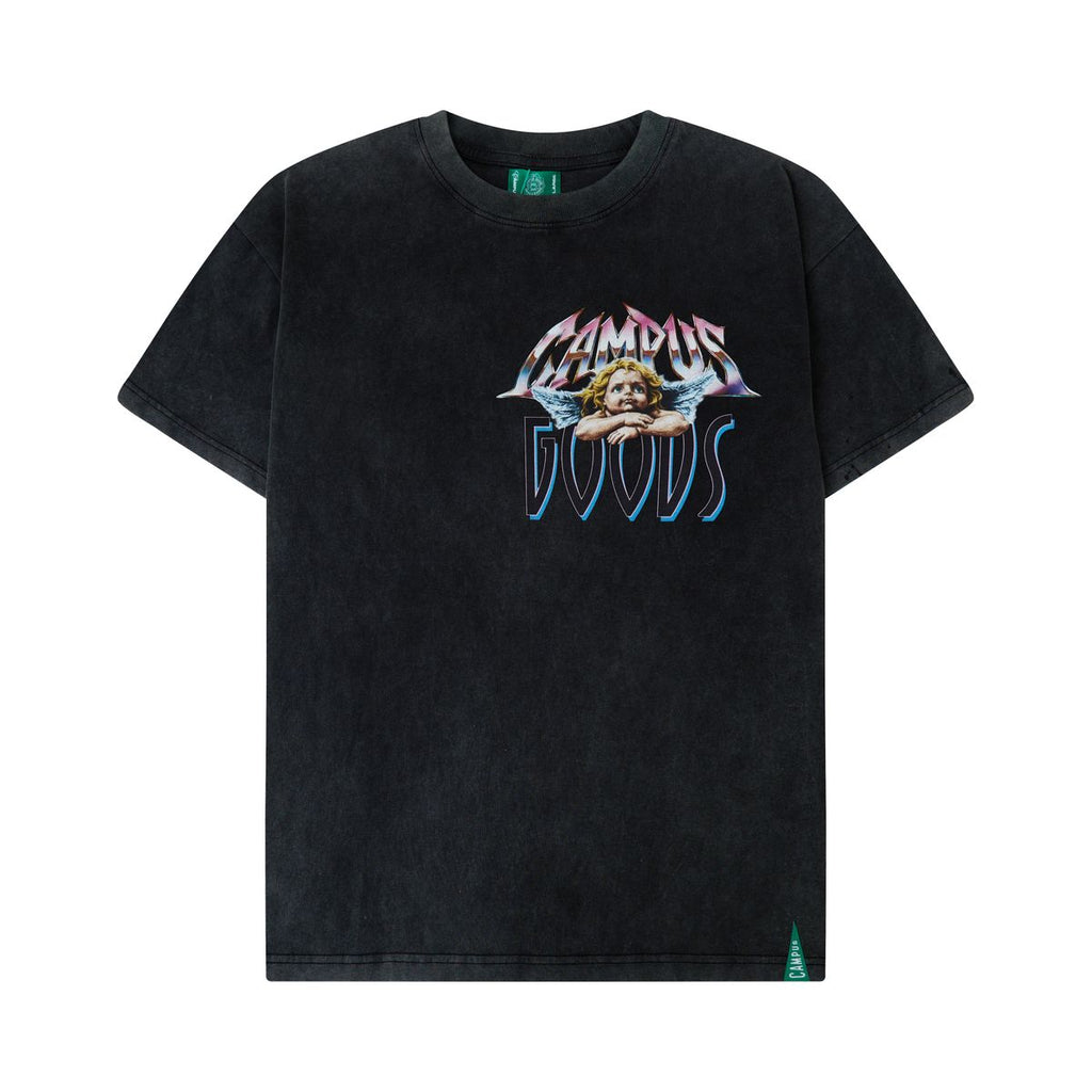 METALLIC TEE | BLACK