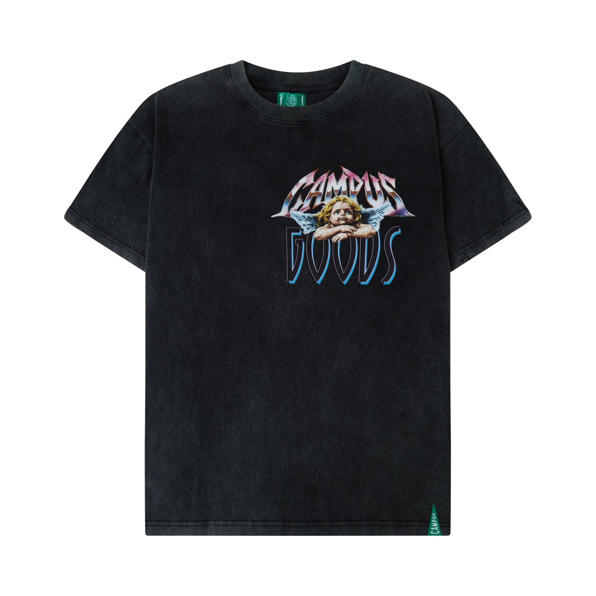 METALLIC TEE | BLACK