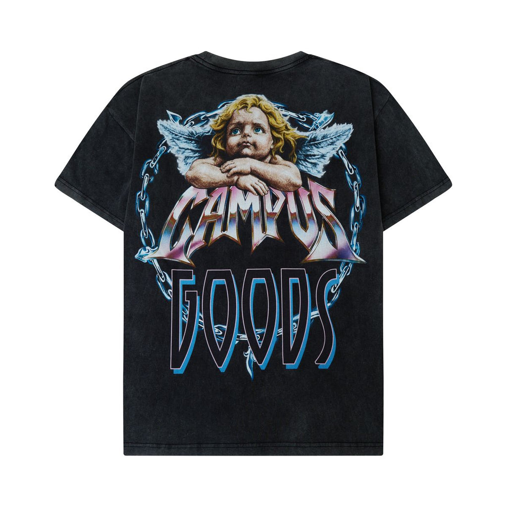 METALLIC TEE | BLACK