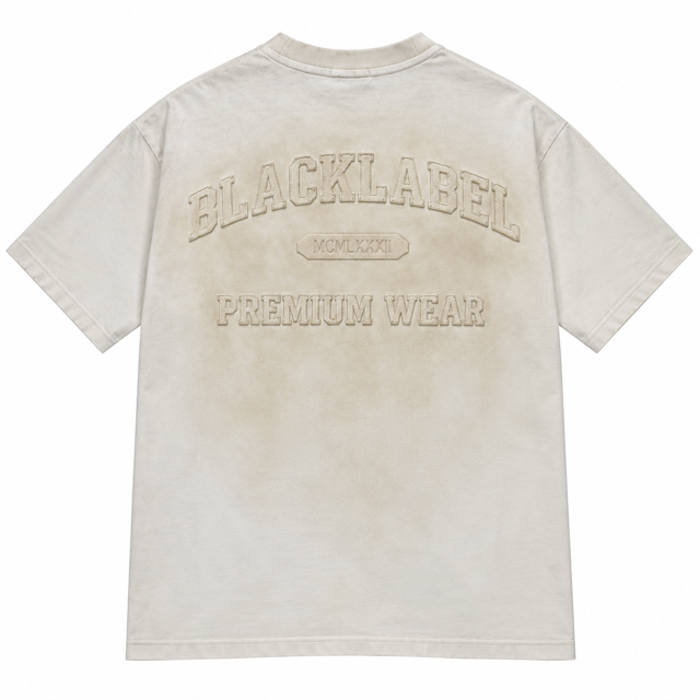 BLACK LABEL PREMIUM WEAR TEE - CREAM