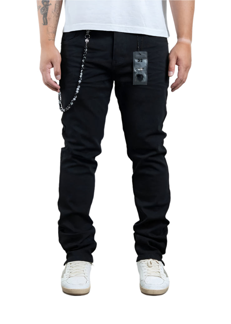 MIDNIGHT BLACK| NON DISTRESS SLIM JEAN