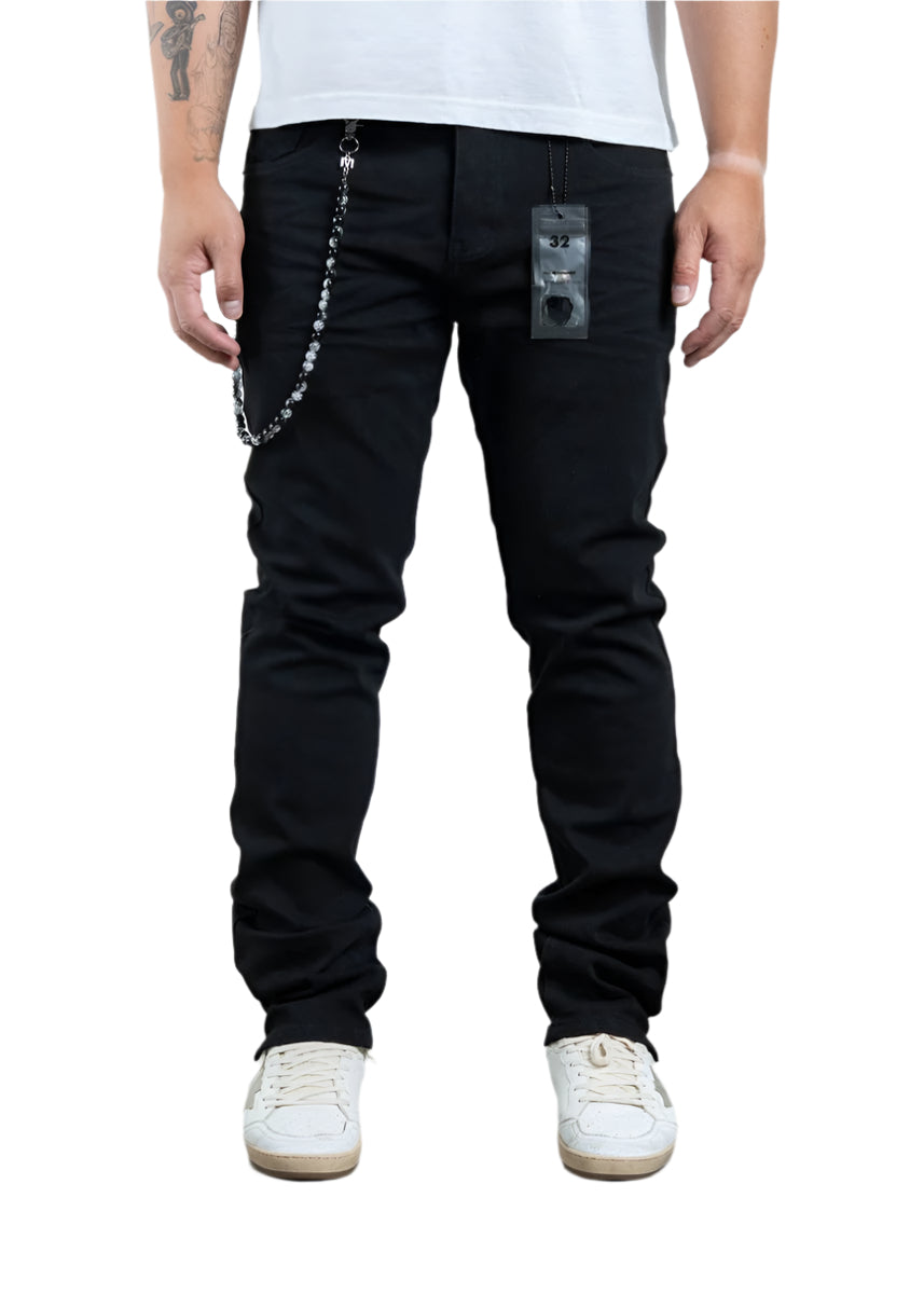 MIDNIGHT BLACK| NON DISTRESS SLIM JEAN
