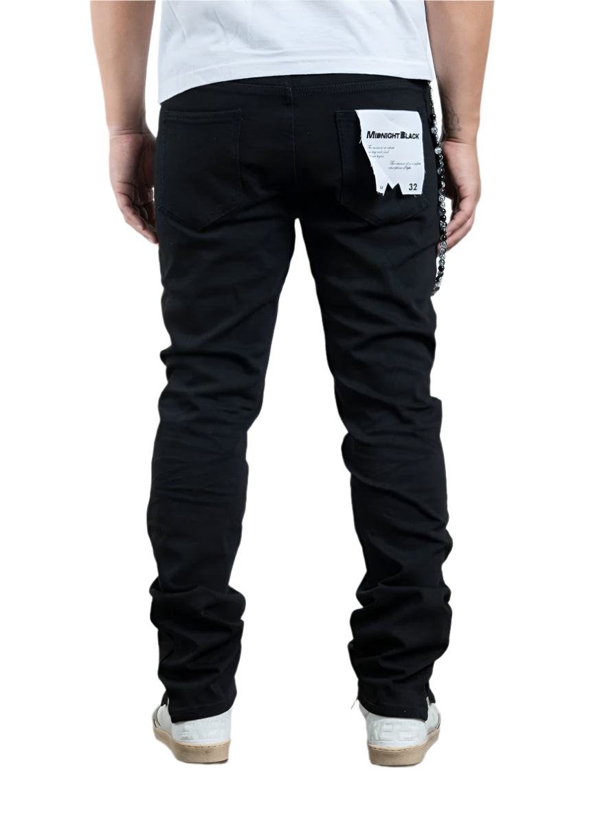 MIDNIGHT BLACK| NON DISTRESS SLIM JEAN