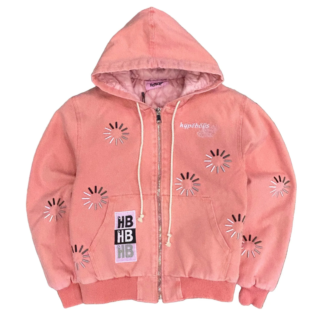 HYPEBOYS| LOADING WORK JACKET IN PINK