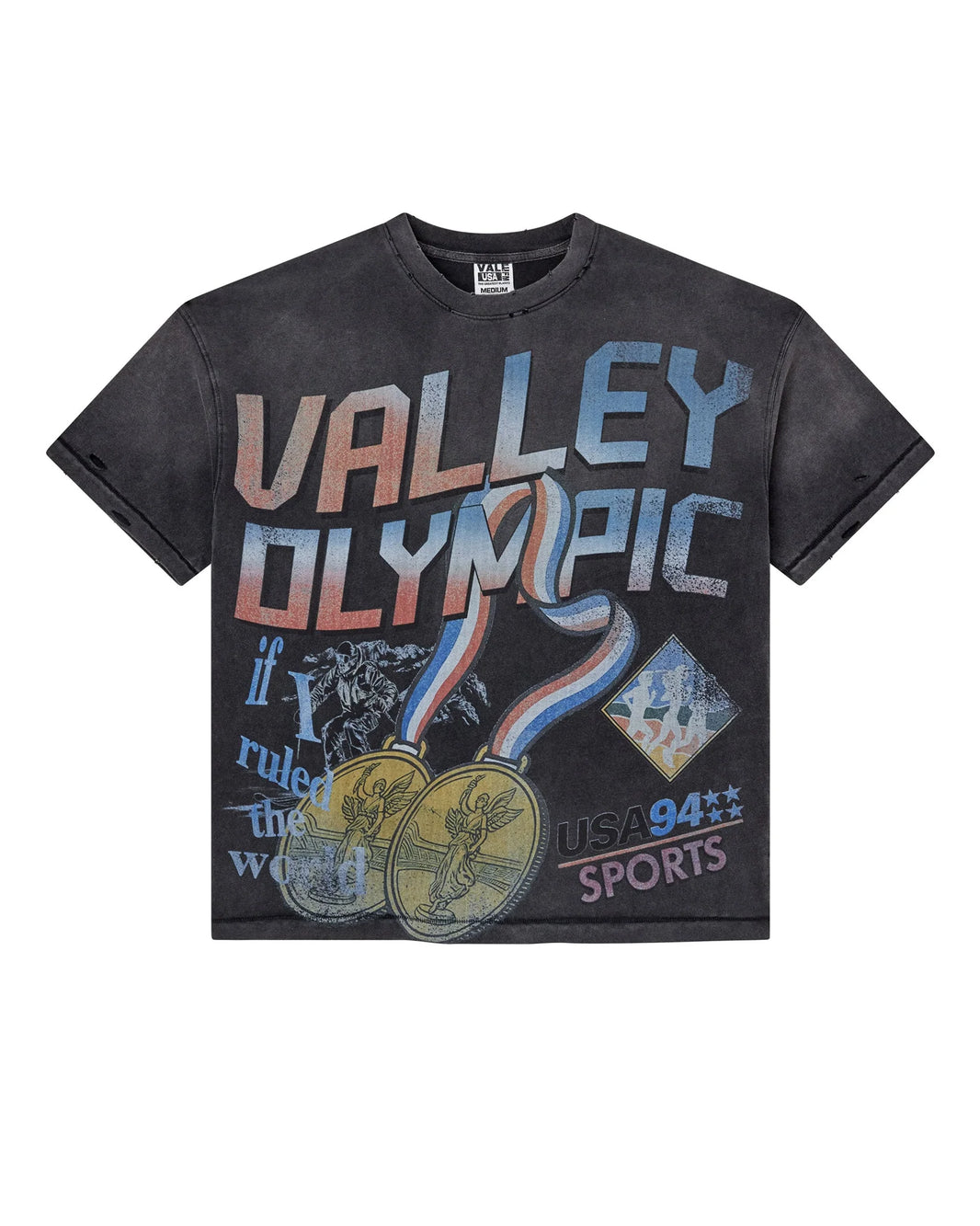 VALE FOREVER| OLYMPIA TEE BLACK
