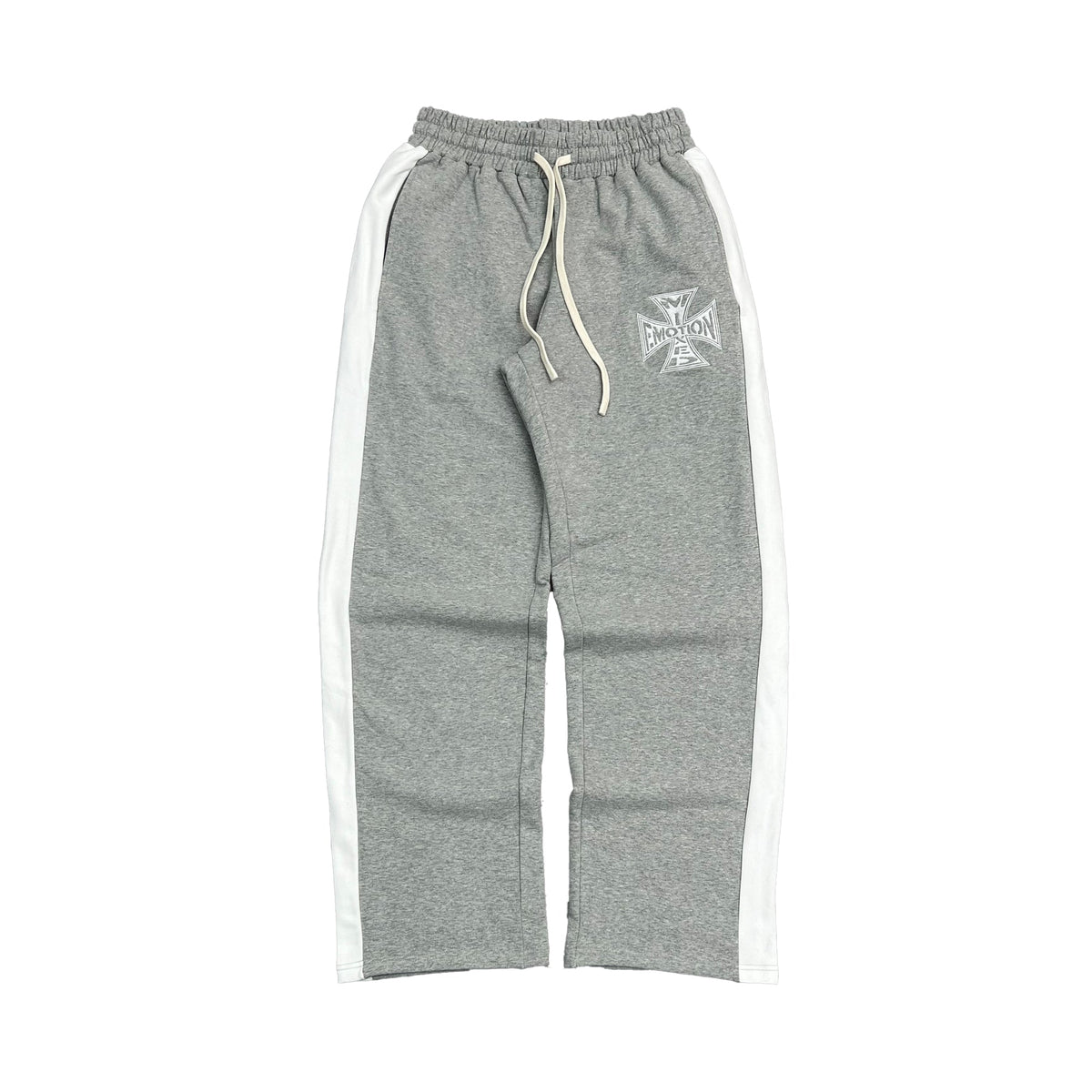 MIXED EMOTION | GREY QUARTER PANT FRONT