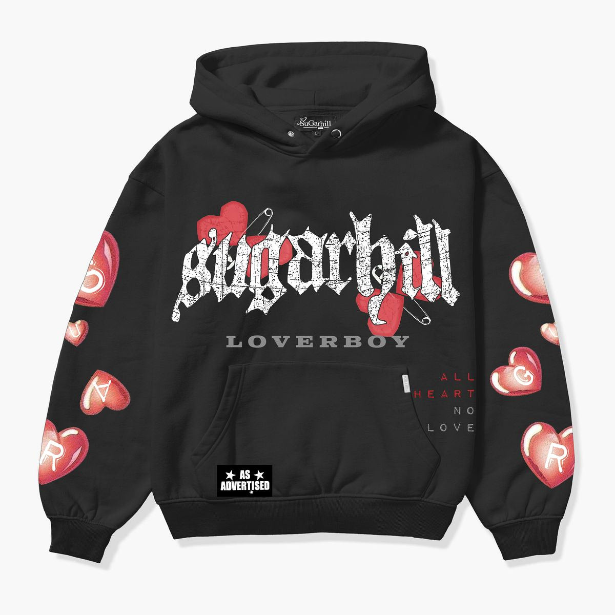 LOVERBOY HOODIE - BLACK
