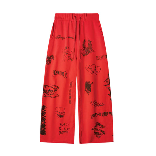 VAGUE| Skin Deep Sweatpants Red