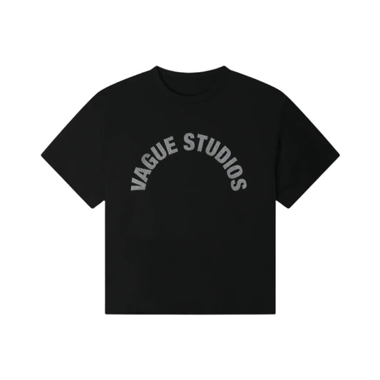 VAGUE| Collegiate Tee Black