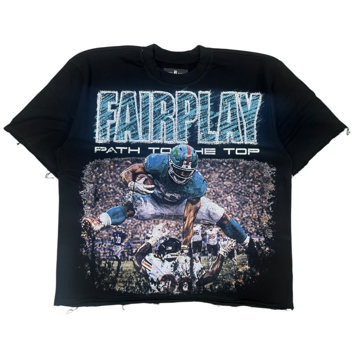 R3BEL FAIRPLAY GRAPHIC TEE - BLACK flat lay