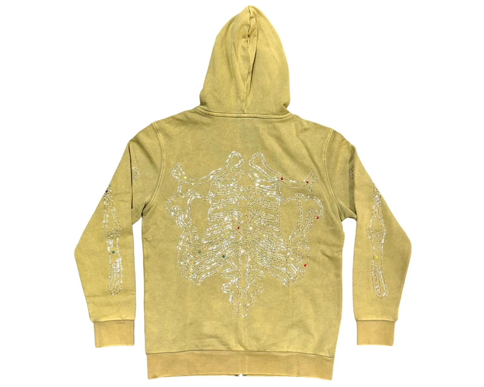 RST| SKELETON DIAMONDS HOODIE OLIVE