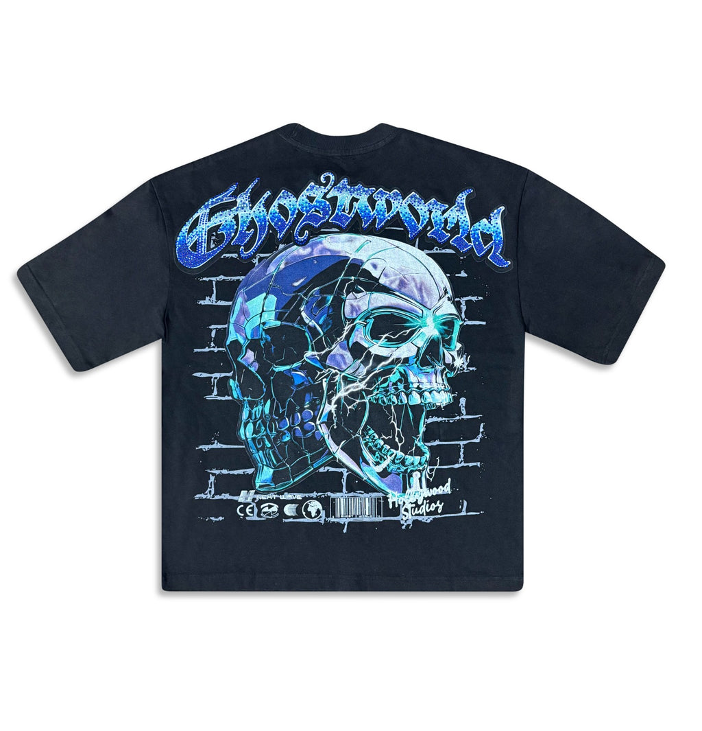 GHST WRLD| SHOCK THERAPY TEE BLACK