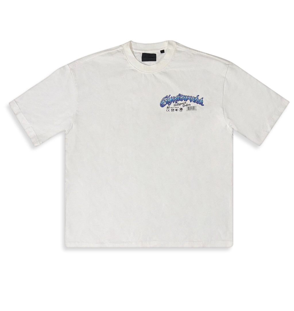 GHST WRLD| SHOCK THERAPY TEE WHITE