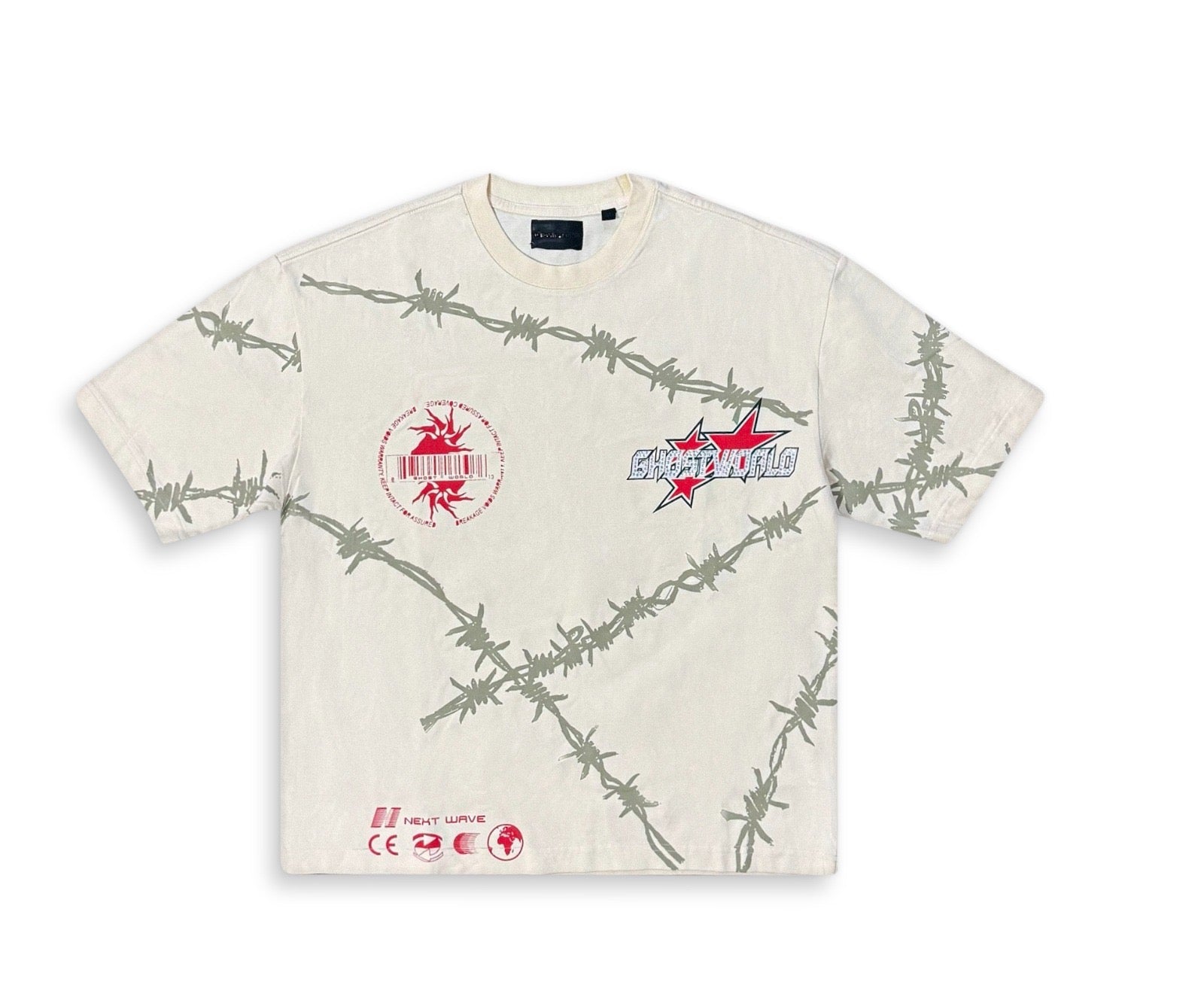 GHST WRLD| BARBED WIRE WRAP TEE BONE