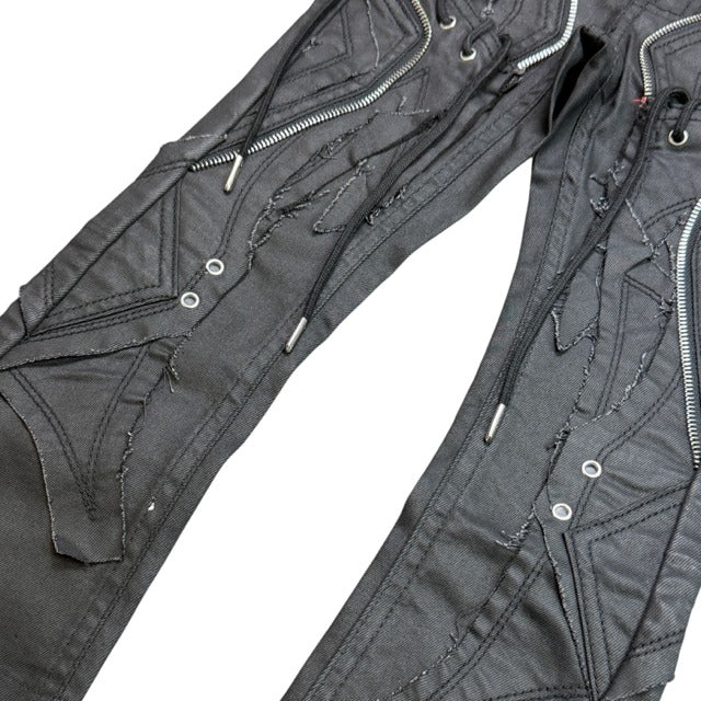 ELITE | KIDS NINJA WAX DENIM JEANS - BLACK WAX (787-JR) - detail 03