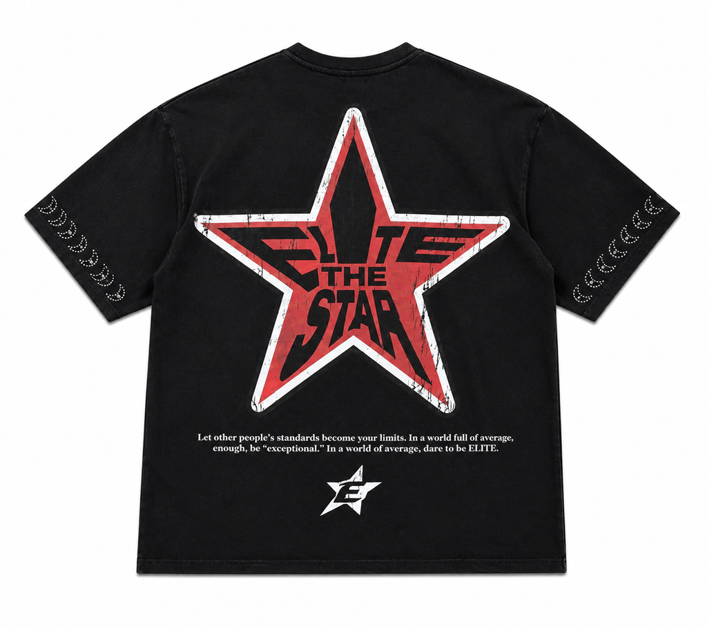 WINNERS EMBELLISHED TEE| BLACK SHADOW