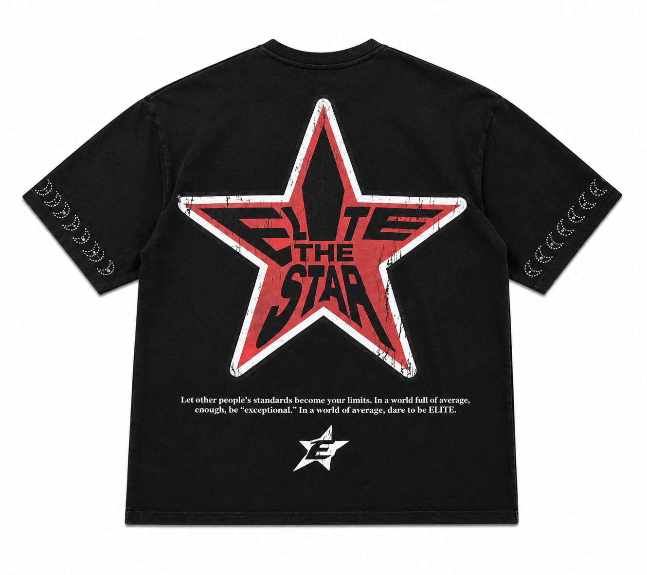 WINNERS EMBELLISHED TEE| BLACK SHADOW