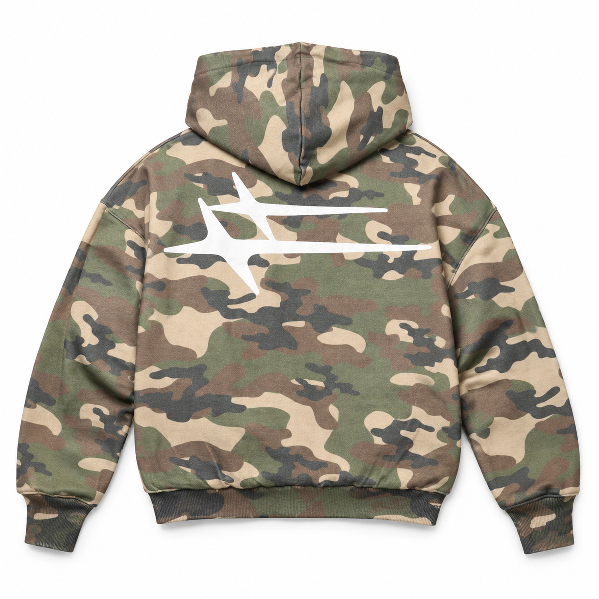 ULTRA HYBRID PREMIUM ZIP HOODIE CAMO