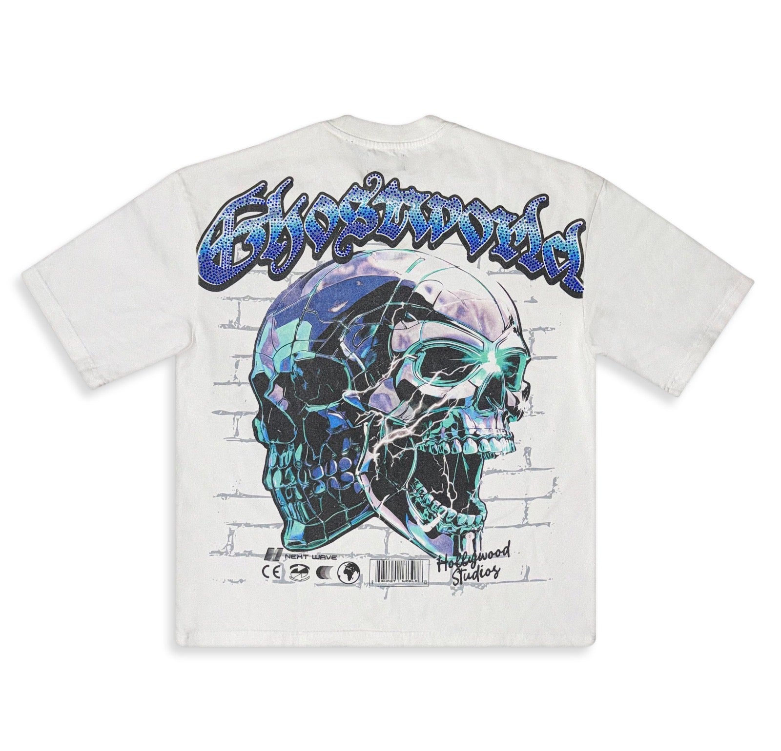 GHST WRLD| SHOCK THERAPY TEE WHITE