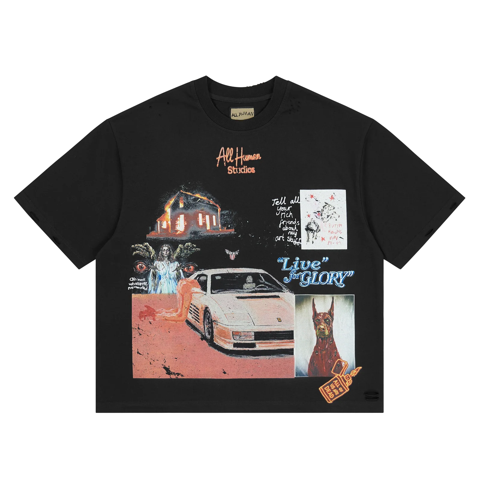 WHITE FERRARI V2 TEE