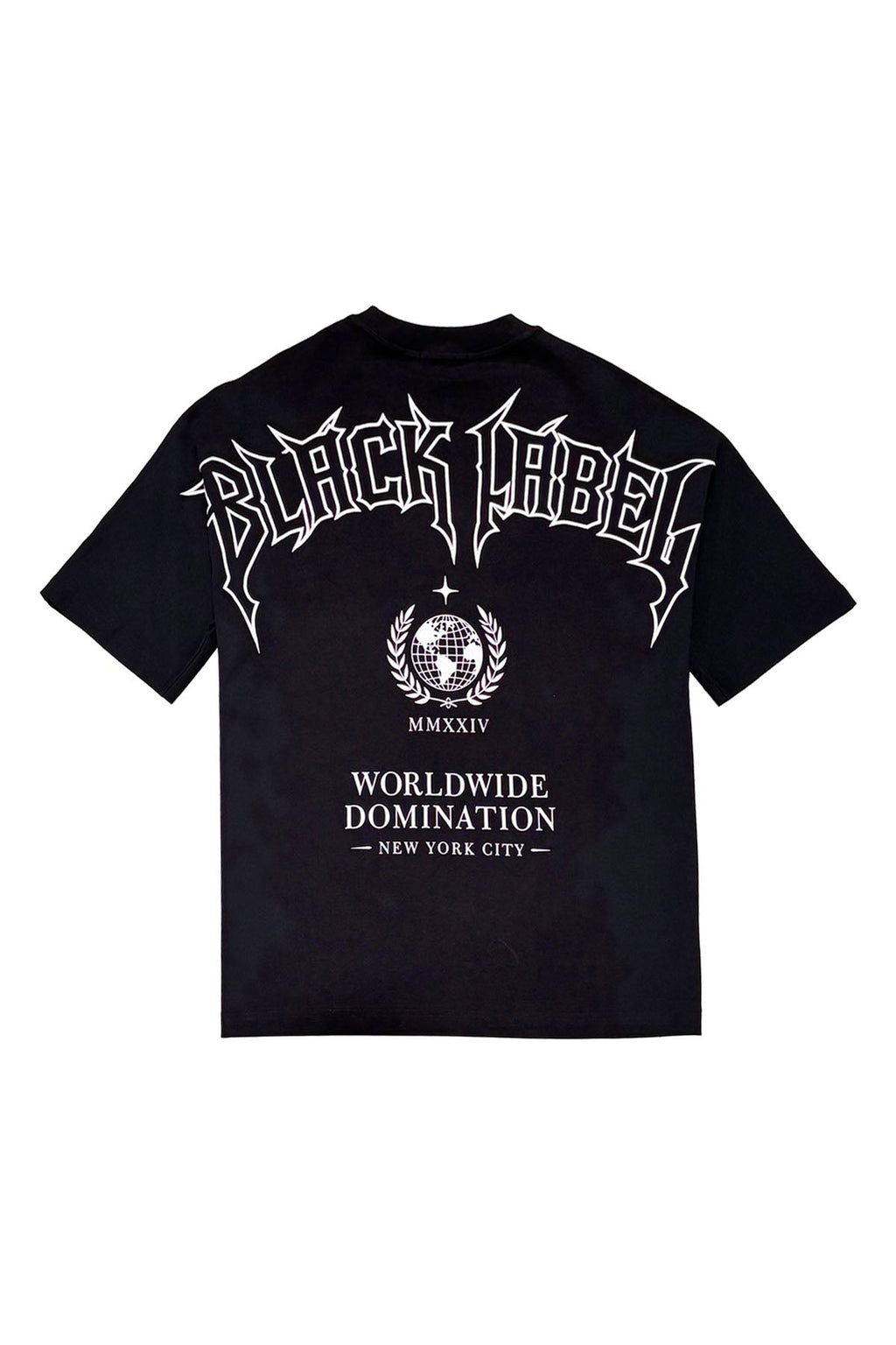 BLACK LABEL | WORLDWIDE DOMINATION TEE - BLACK