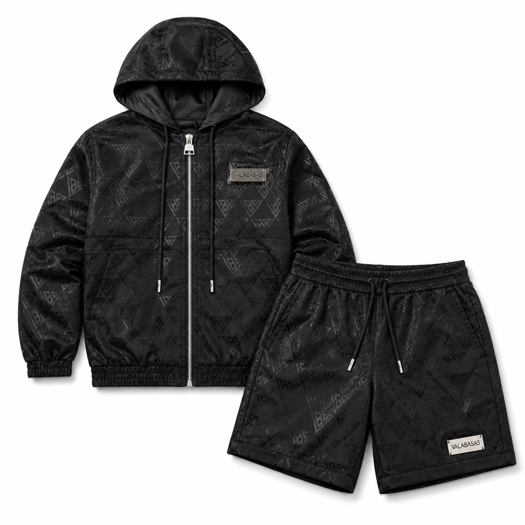 KIDS MONOGRAM WINDBREAKER SET