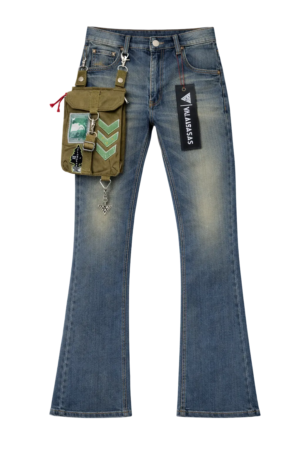 VALABASAS| STORY DIRTY BLUE STACKED JEAN