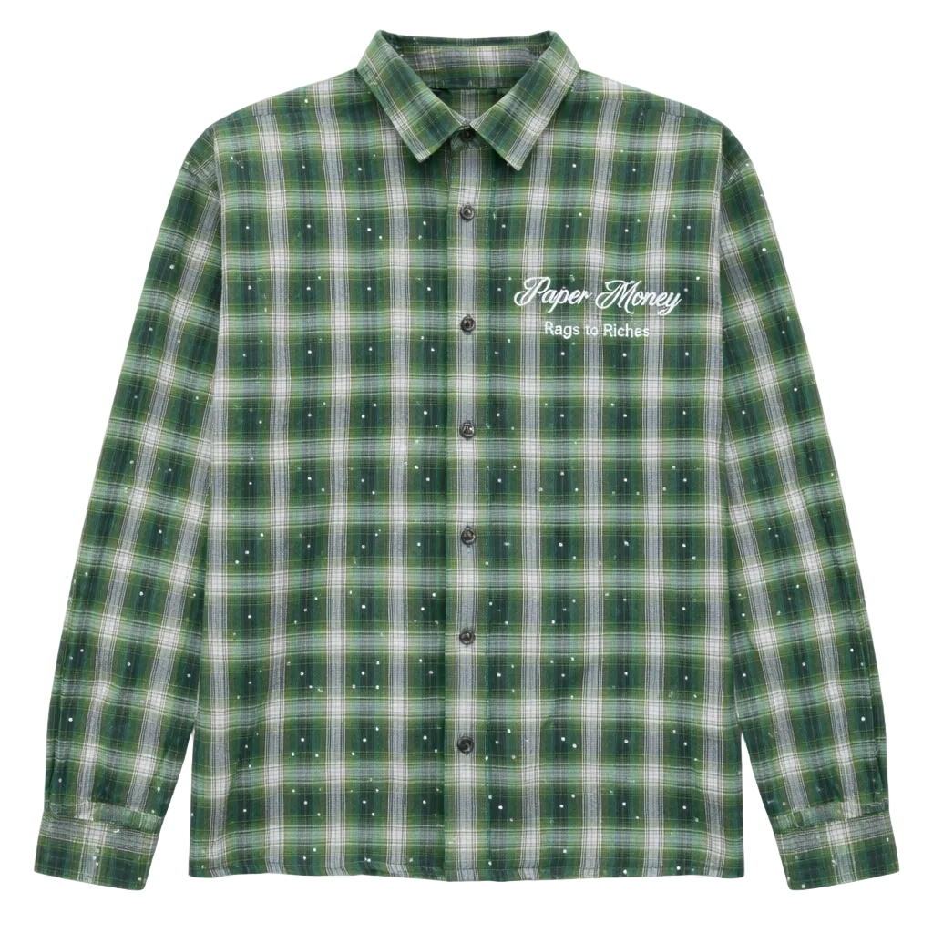 PAPER MONEY| PM RHINESTONE FLANNEL