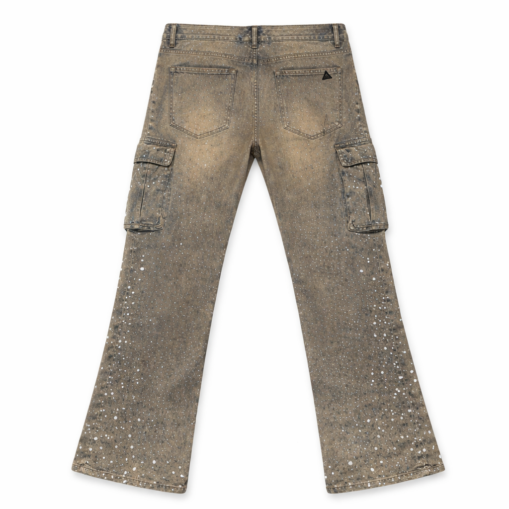 PAPER MONEY| PAPER CRYSTAL STACKED DENIM