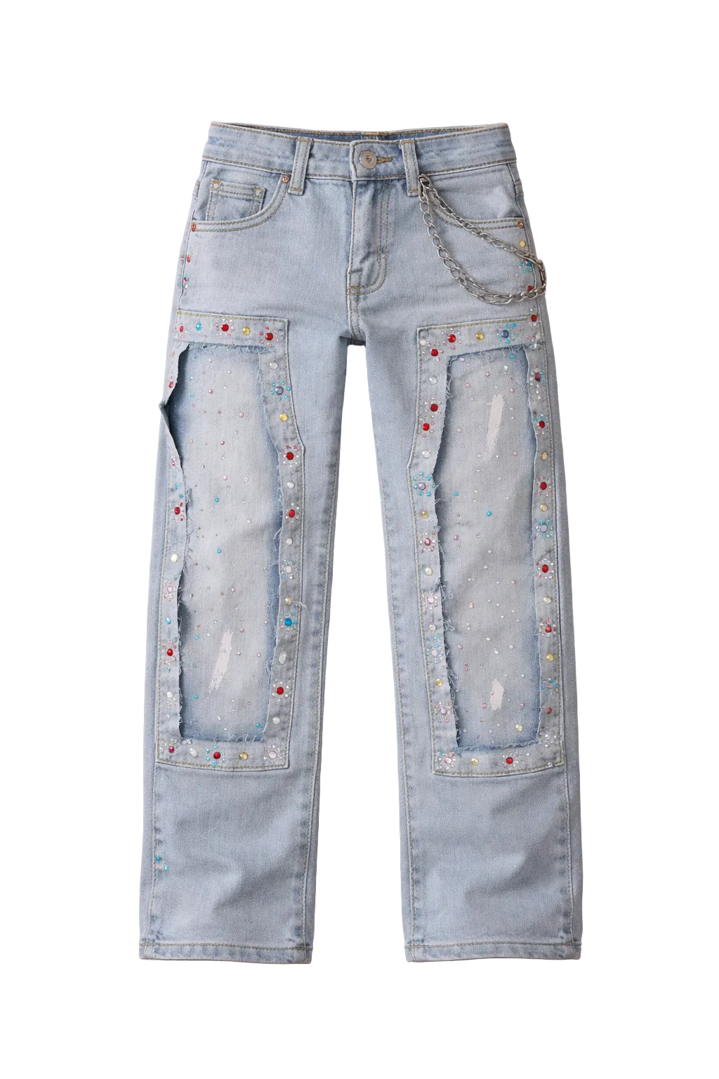 ELITE| KIDS MARDI GRAS EMBELLISHED DENIM