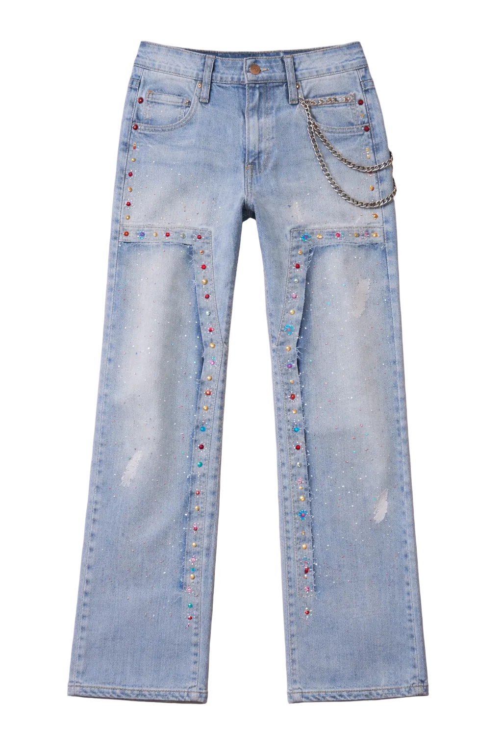 ELITE| MARDI GRAS EMBELLISHED DENIM