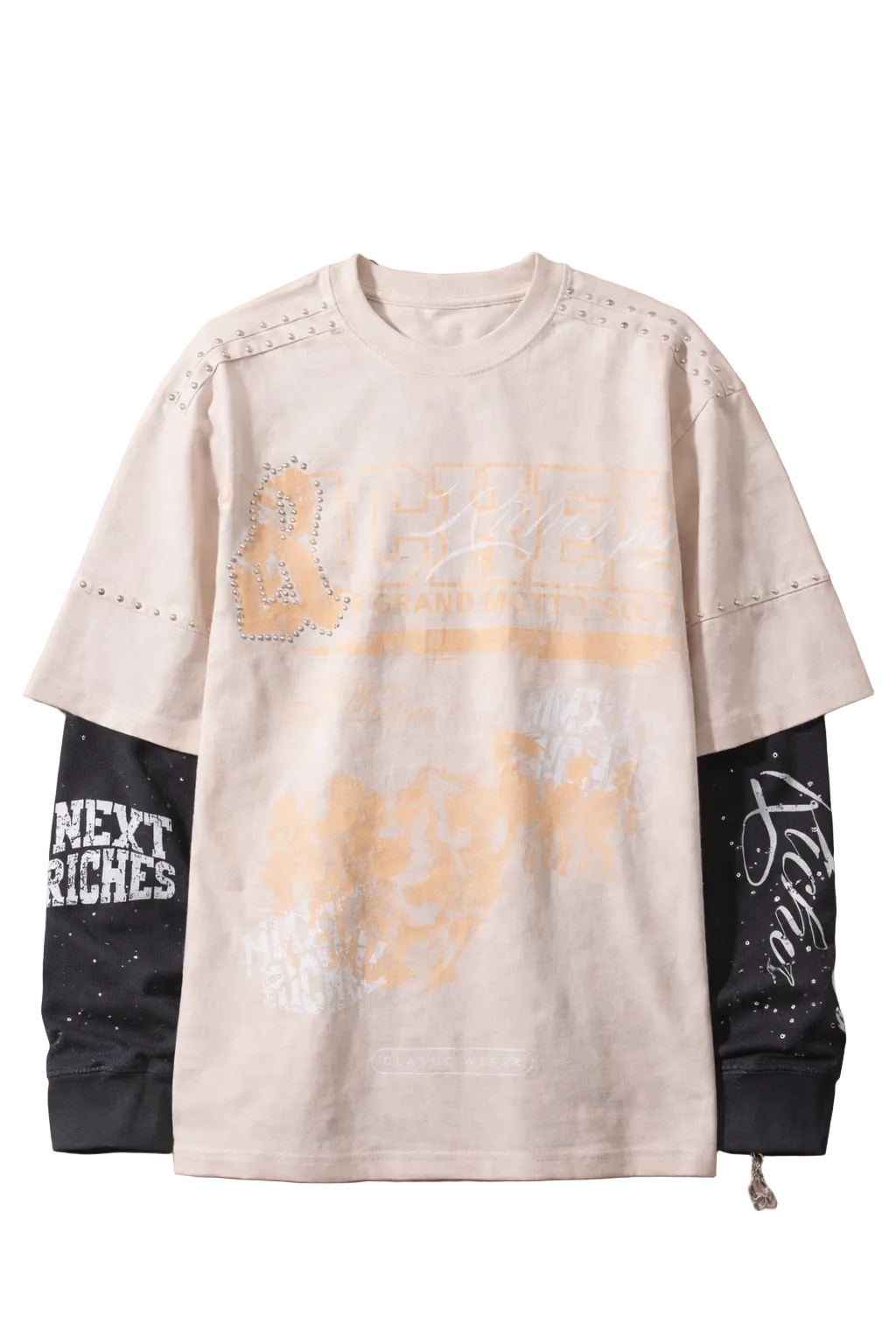 ELITE| RICHES EMBELLISHED THERMAL TEE
