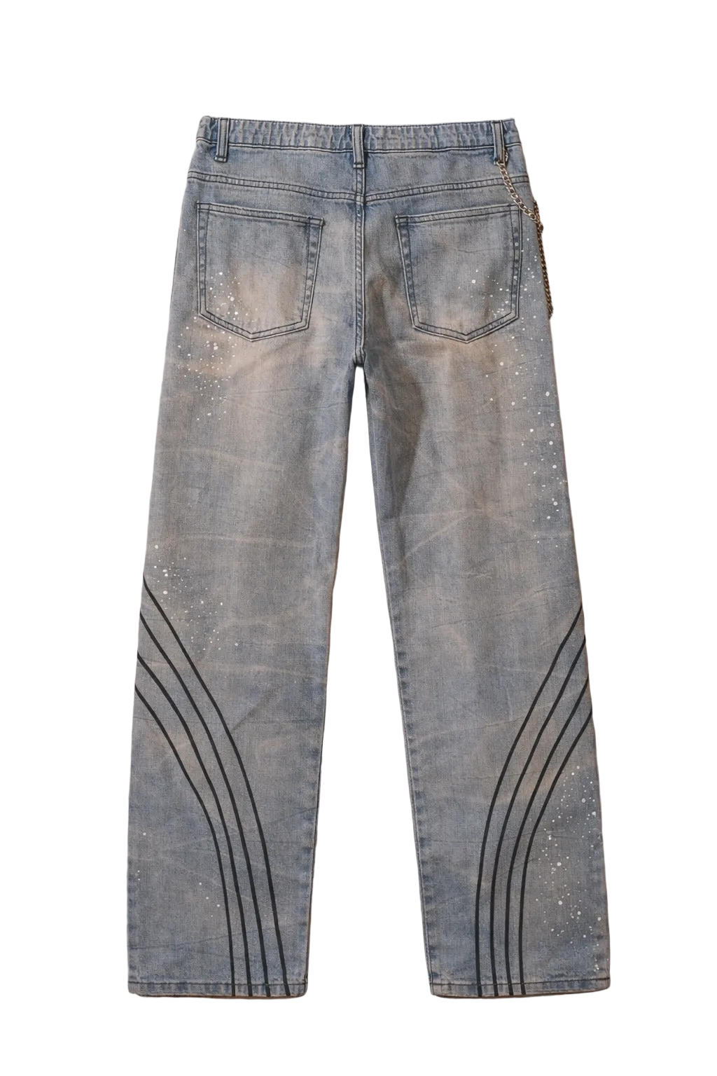 ELITE| ELITESTAR EMBELLISHED BAGGY DENIM VINTAGE