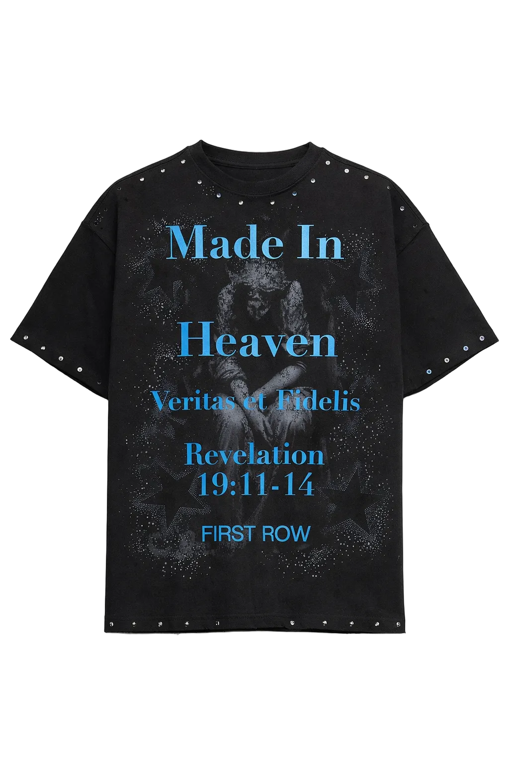 FIRST ROW| MADE IN HEAVEN SILENCE ANGEL TEE BLACK