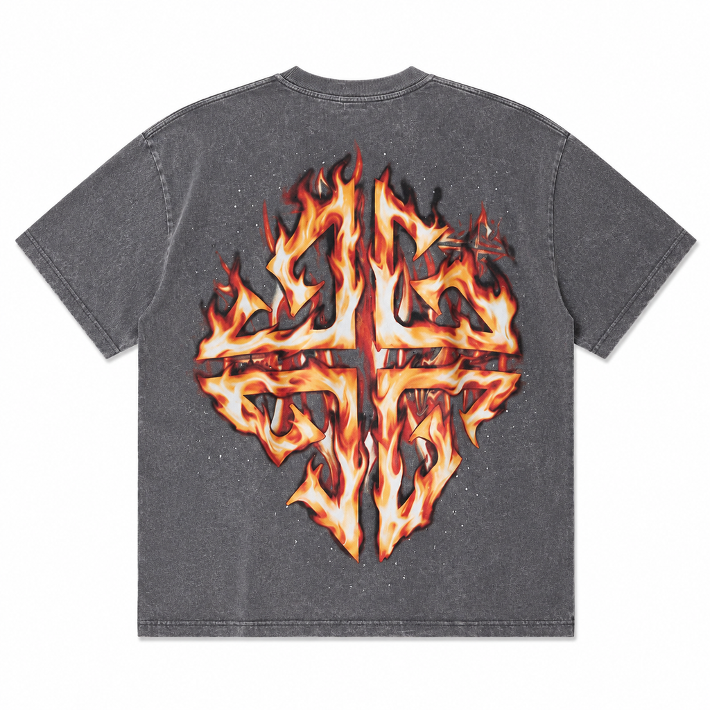 GUAPI| GREY CYBORG TEE