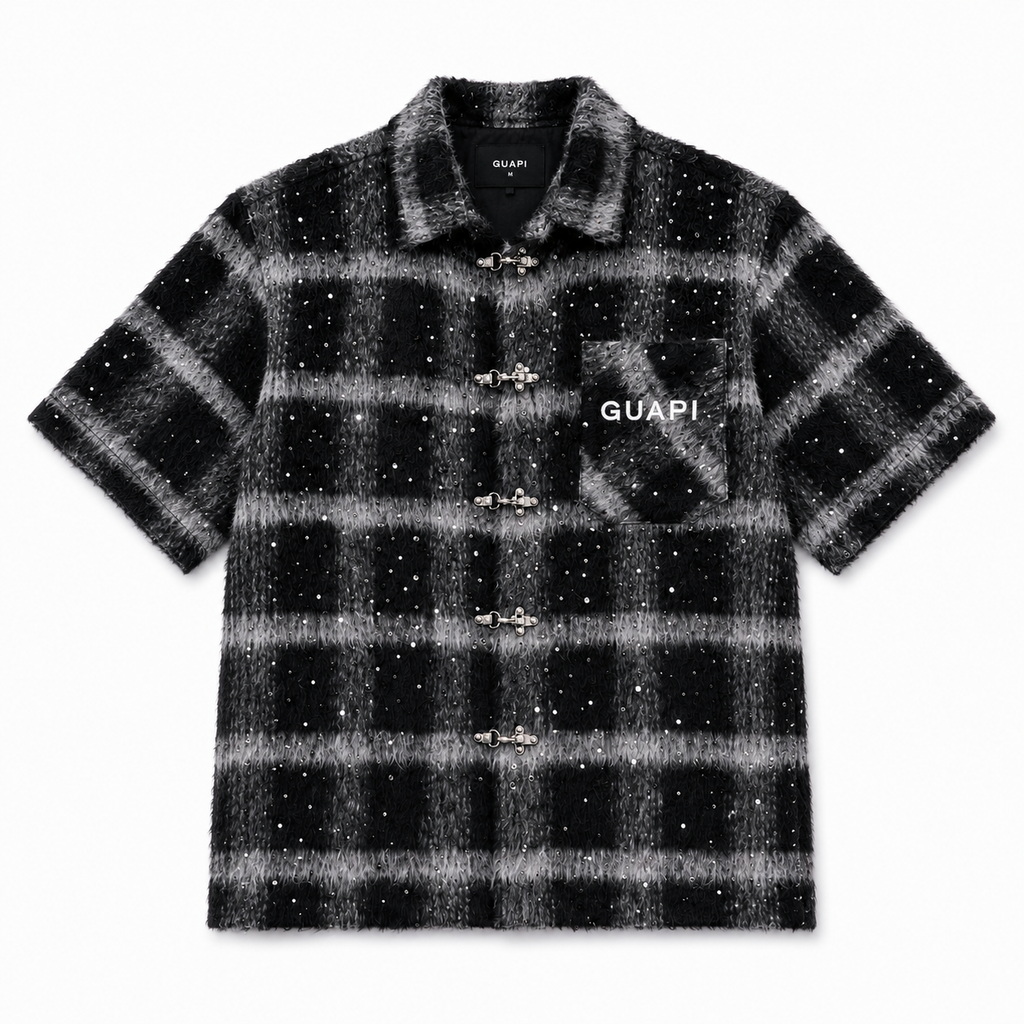 GUAPI| KIDS BLACK RIVET FURY SHIRT