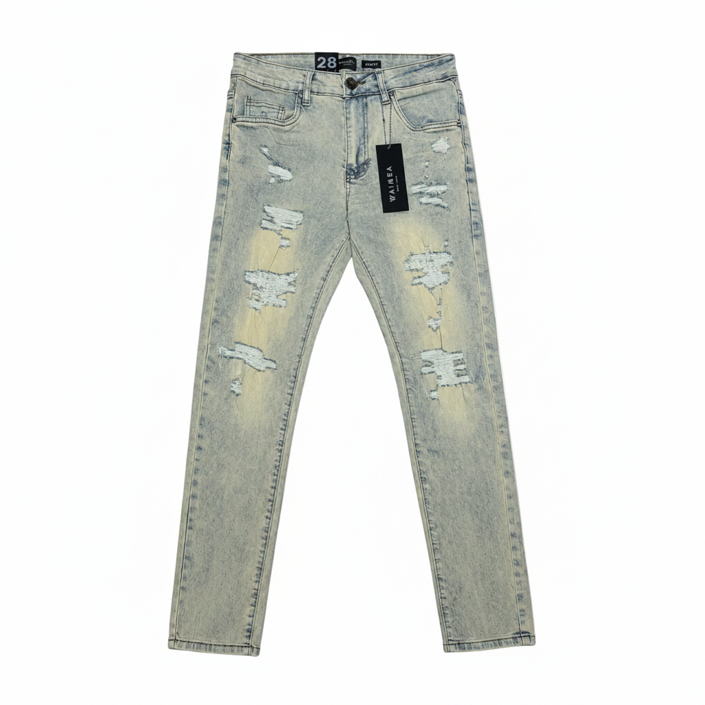 WAIMEA| SLIM FIT BLUE VINTAGE WASH JEANS